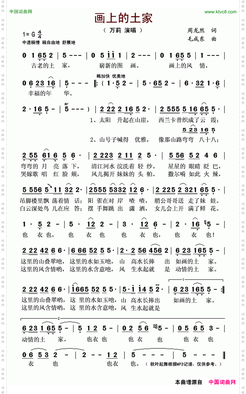 画上的土家