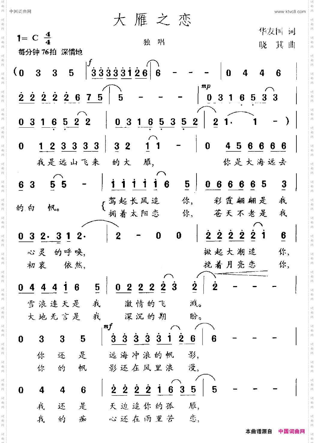 大雁之恋