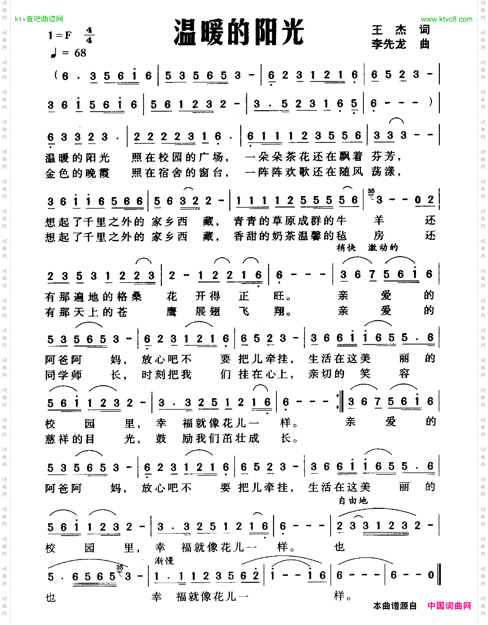 温暖的阳光
