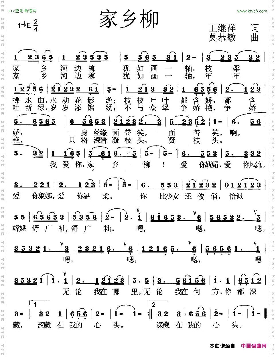 家乡柳