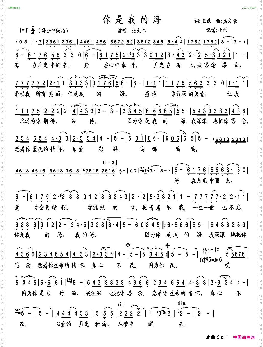 你是我的海
