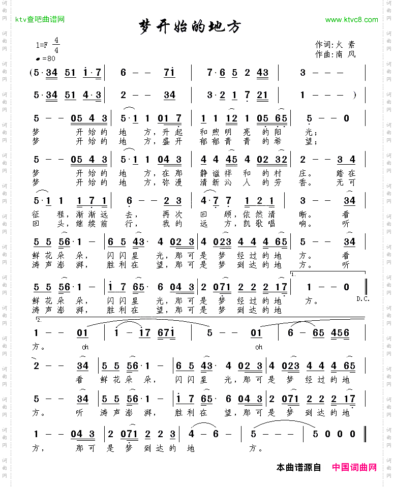 梦开始的地方