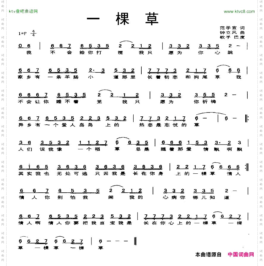 一棵草