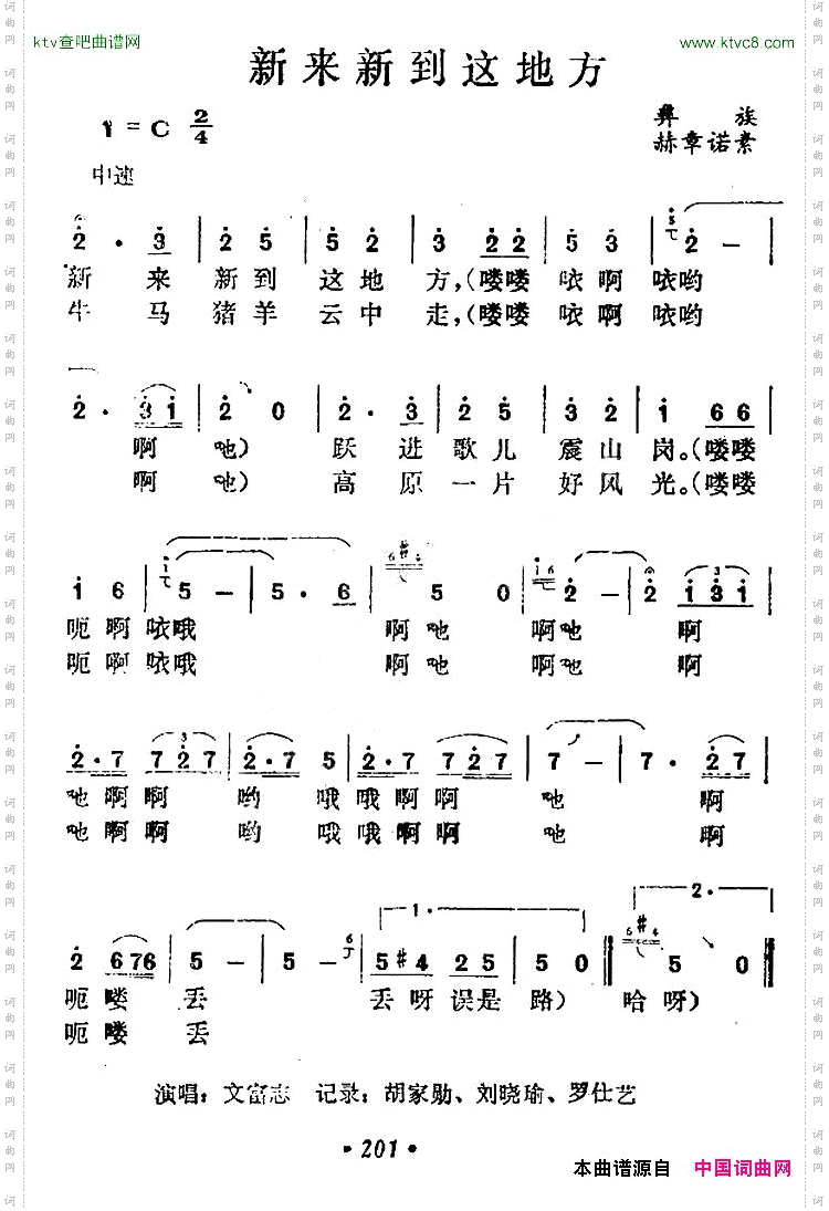 新来新到这地方