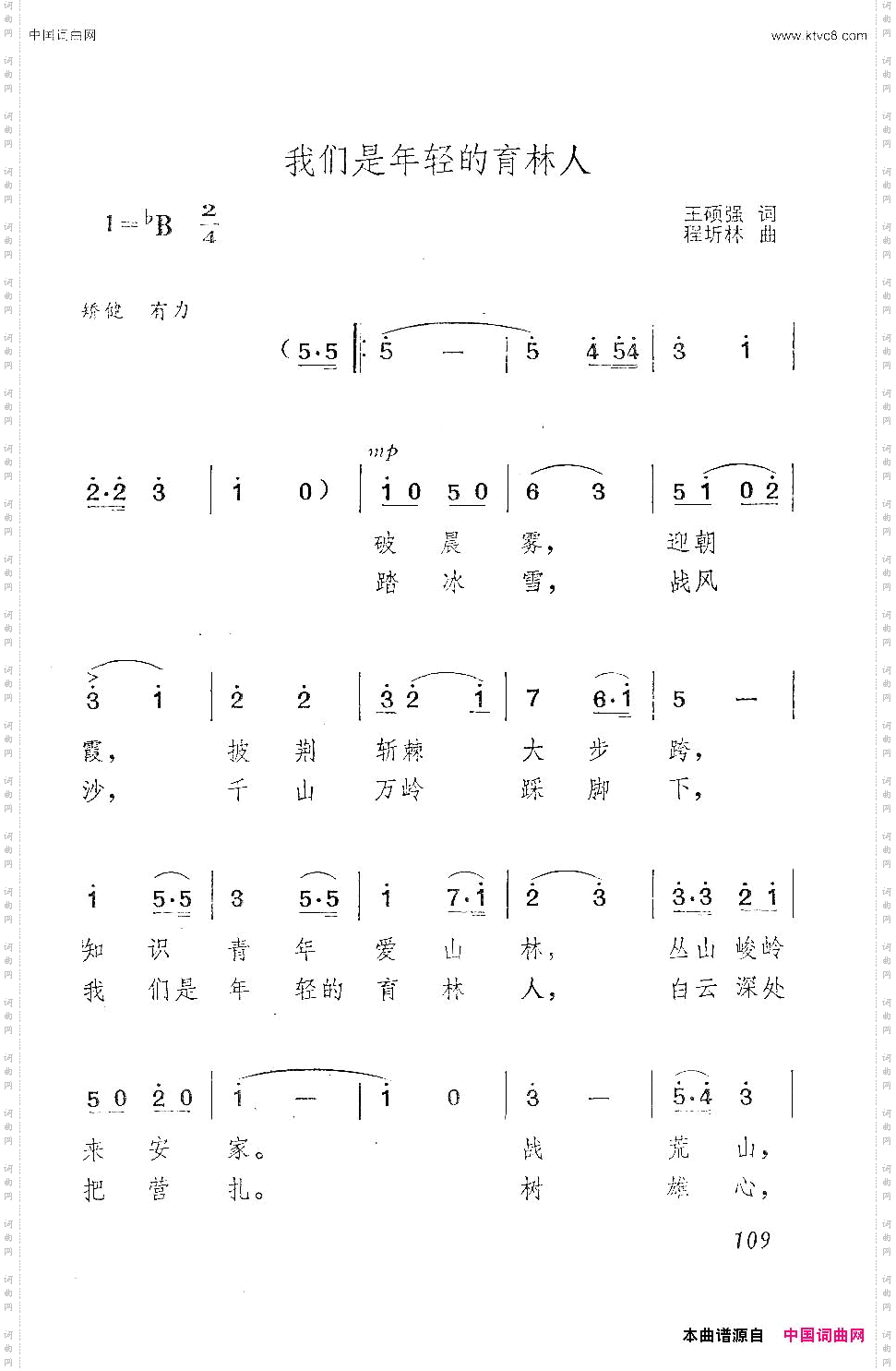 我们是年轻的育林人