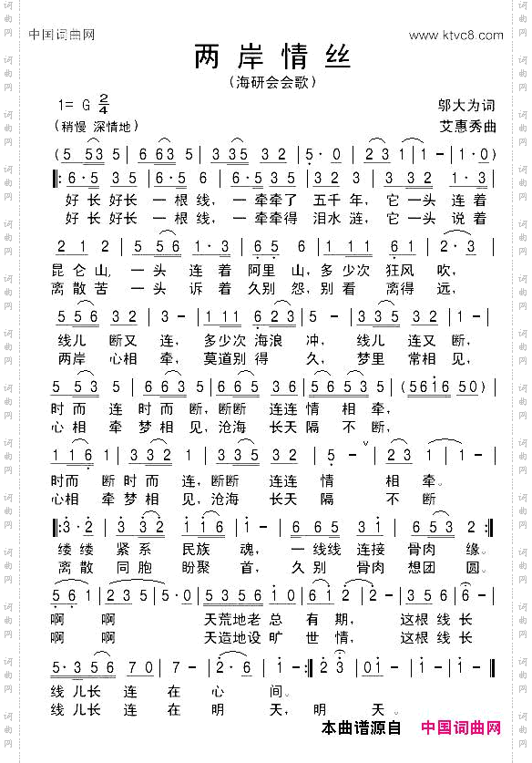 两岸情丝_又名：海峡两岸