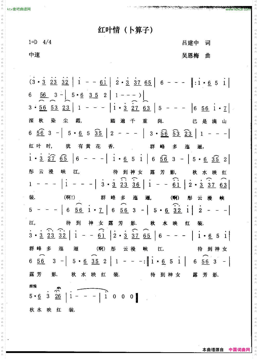 红叶情