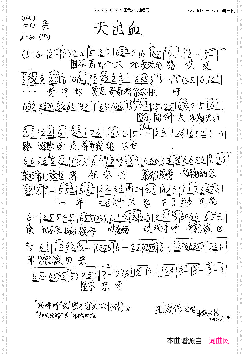 天出血