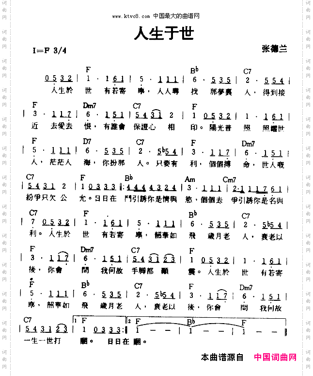 人生于世