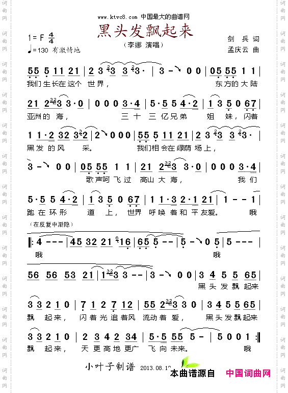 黑头发飘起来
