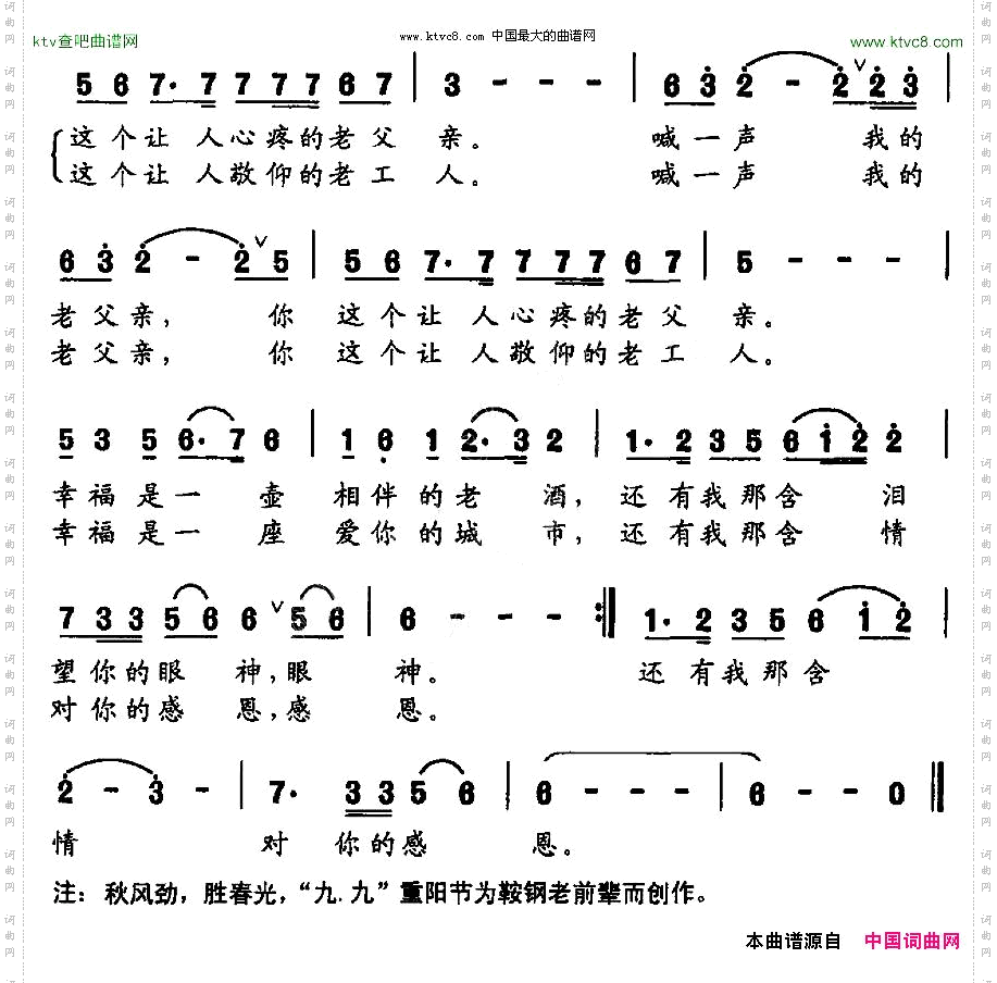 我的工人老父亲