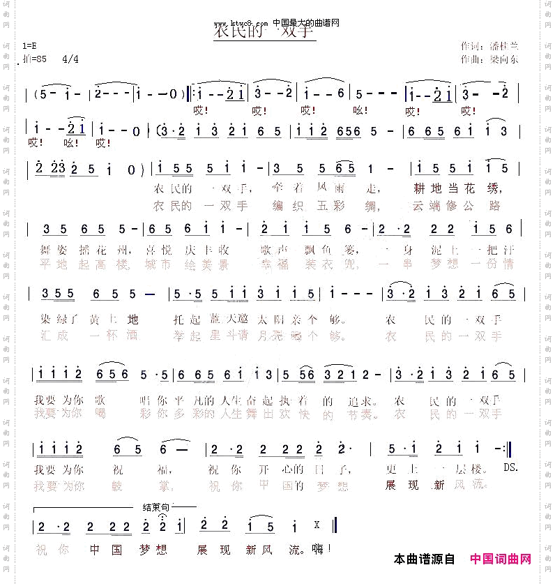 农民的一双手