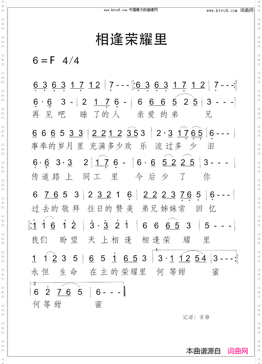 相逢荣耀里