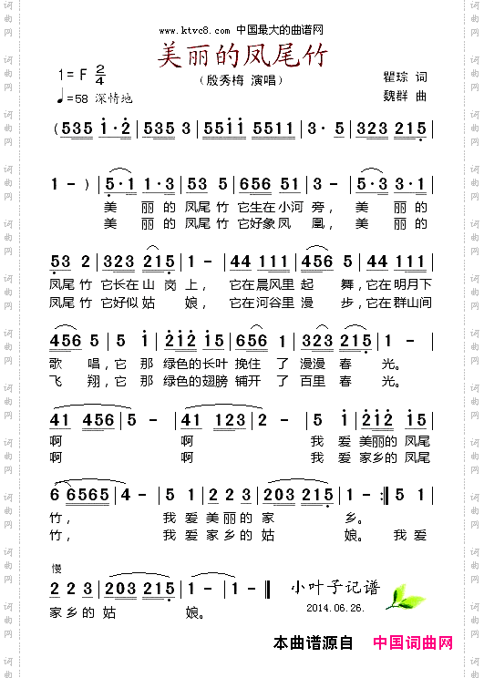 美丽的凤尾竹