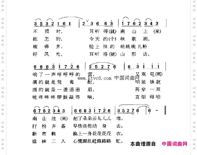 看秧歌