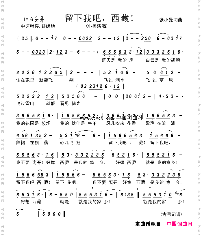 留下我吧，西藏！