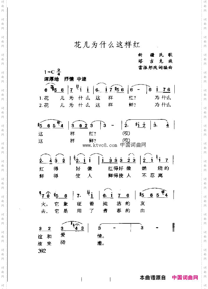 花儿为什么这样红