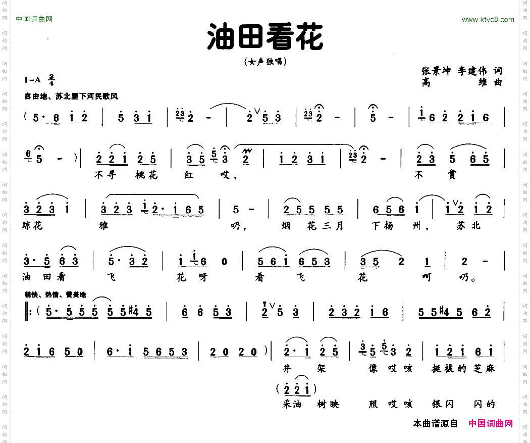 油田看花