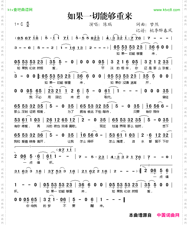 如果一切能够重来