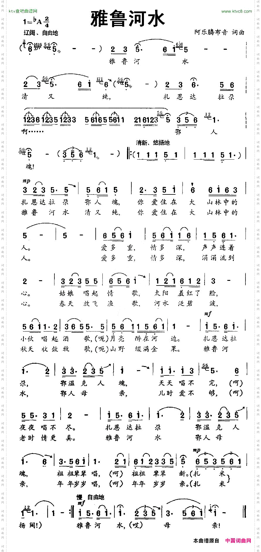 雅鲁河水