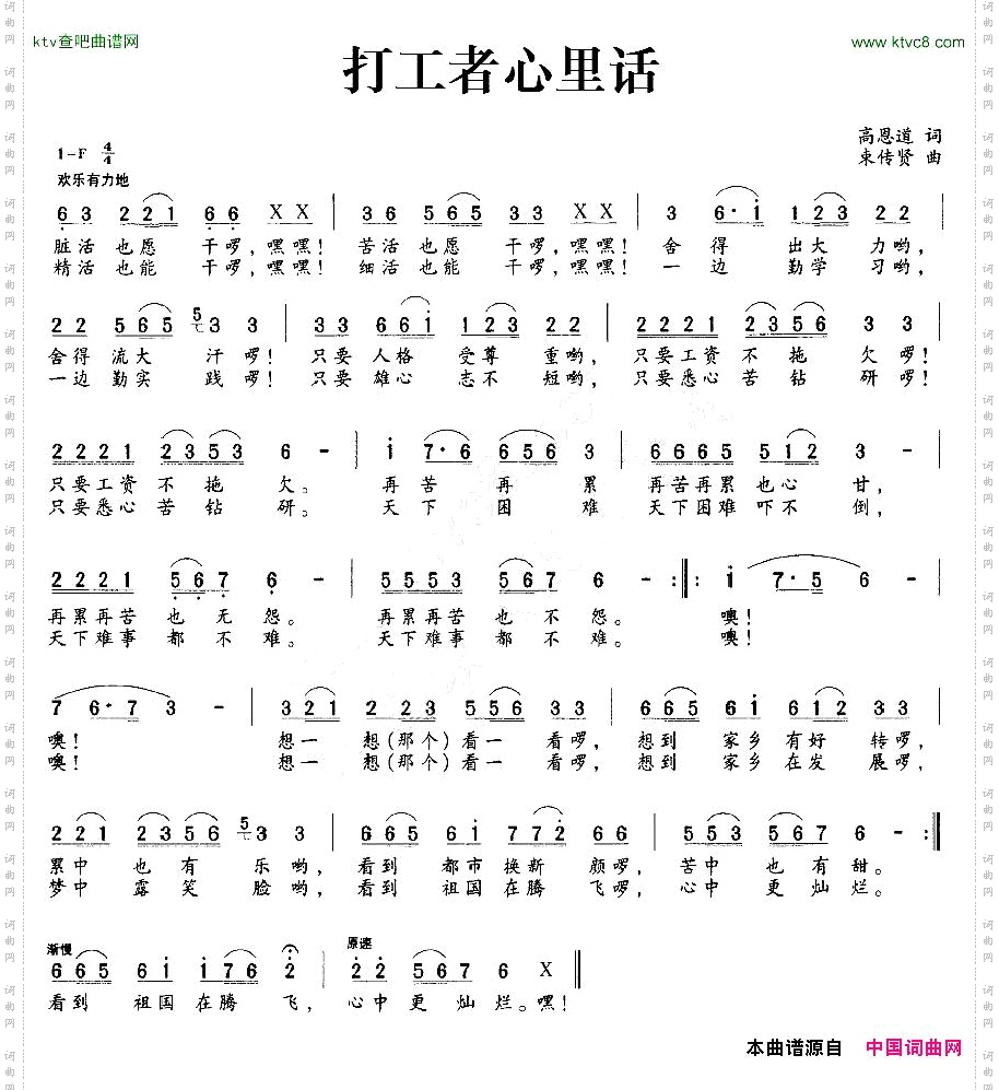 打工者心里话