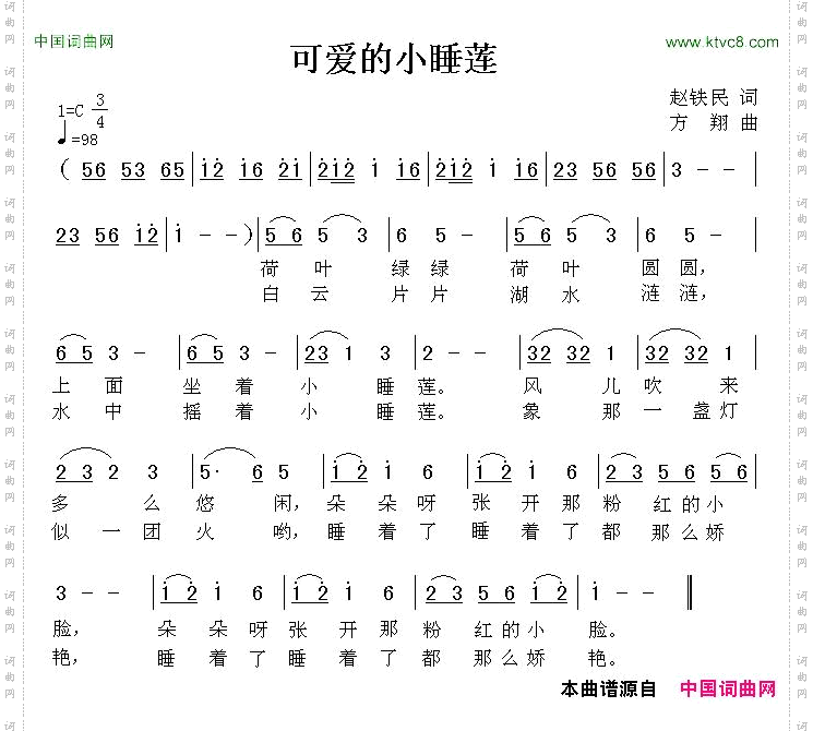 可爱的小睡莲