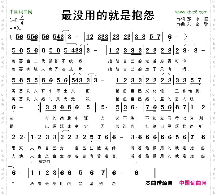 最没用的就是抱怨