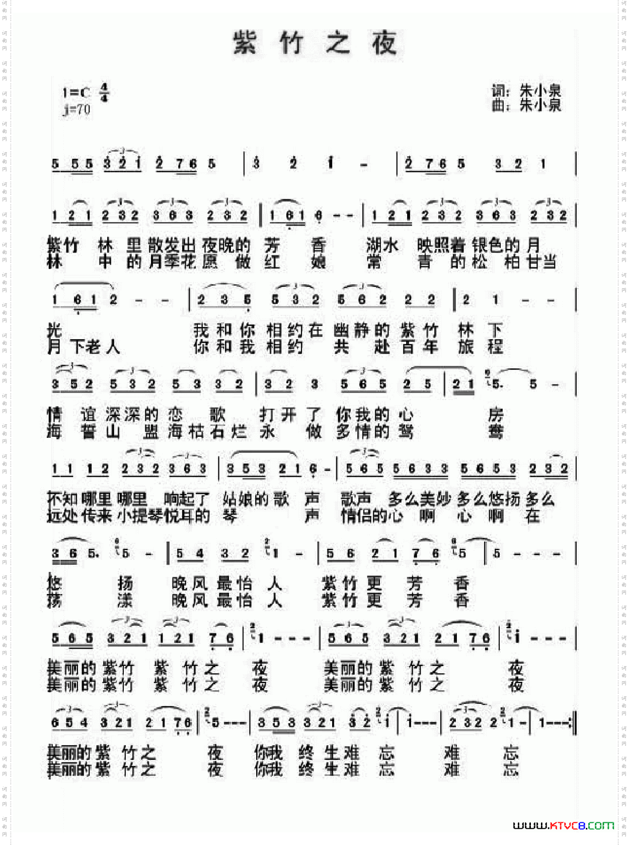 紫竹之夜