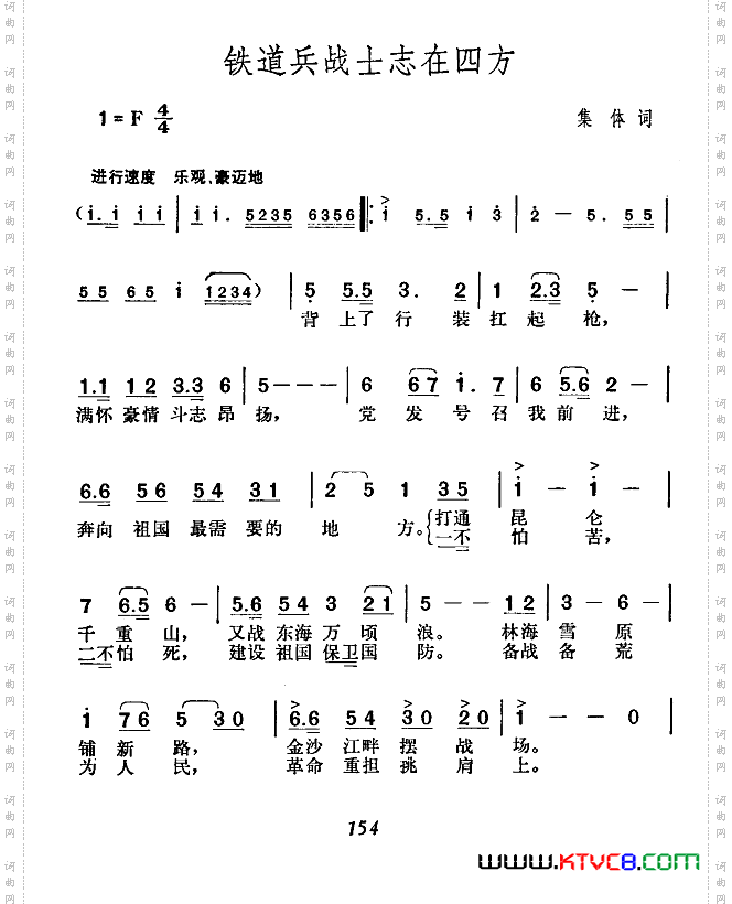 铁道兵战士志在四方