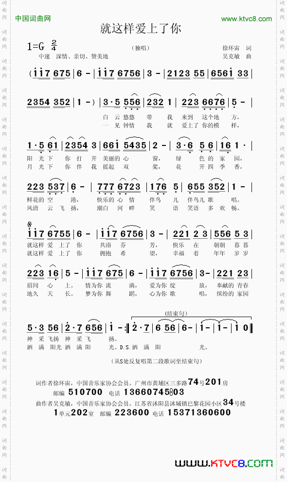 就这样爱上了你