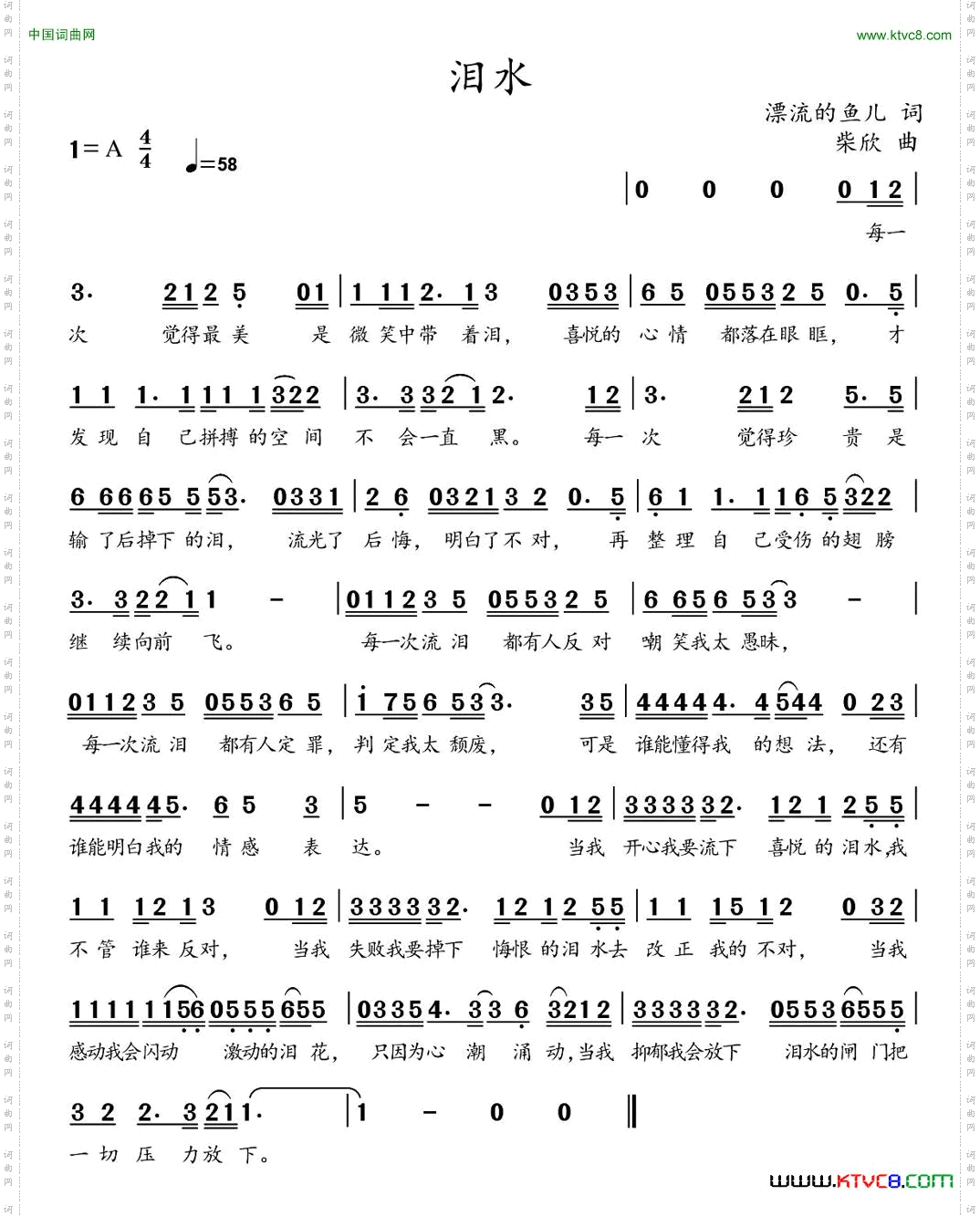 泪水