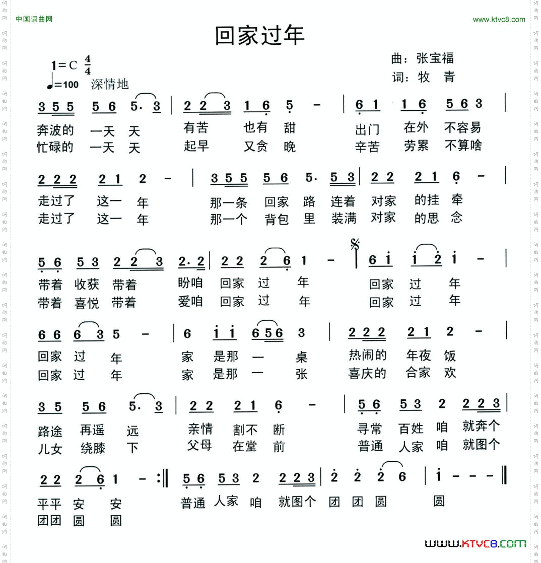 回家过年
