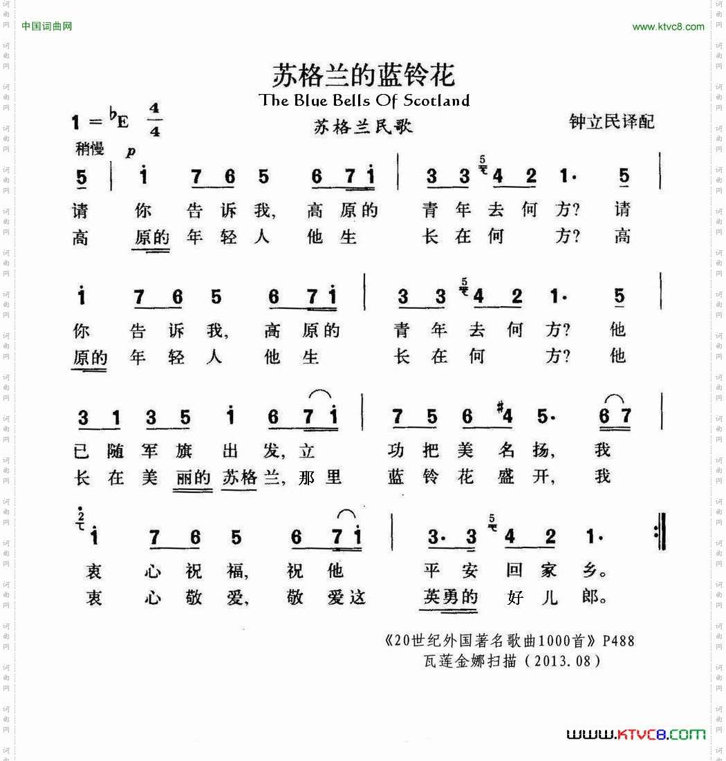 苏格兰的蓝铃花