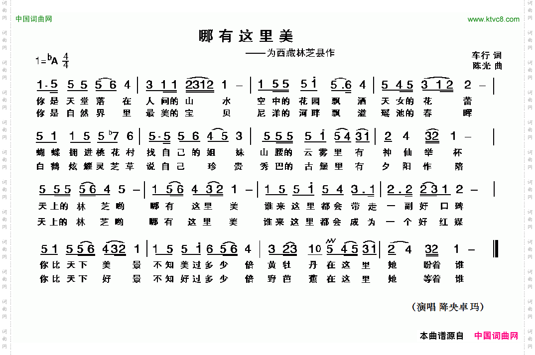 哪有这里美为西藏林芝县作