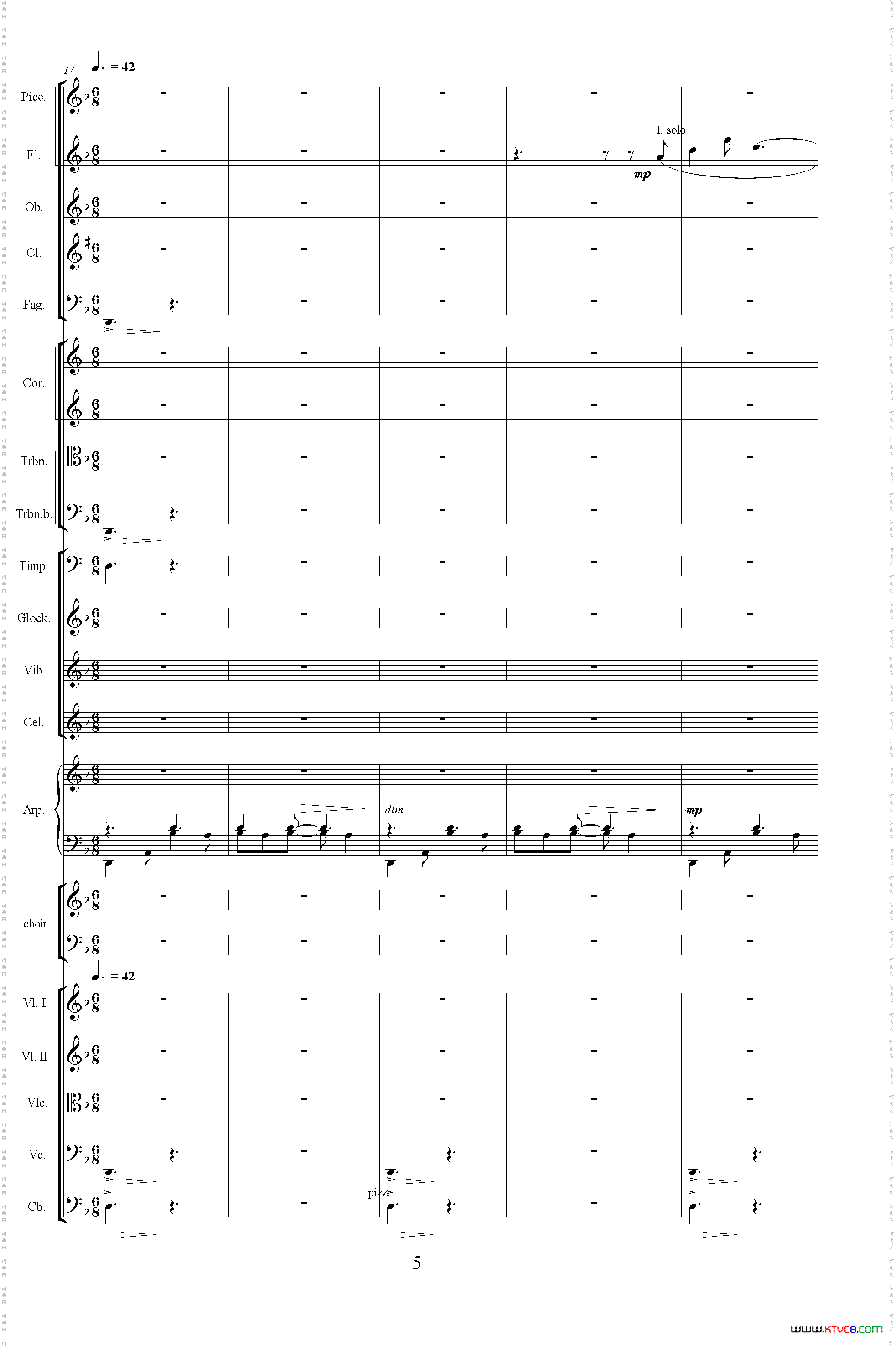 怀念曲总谱