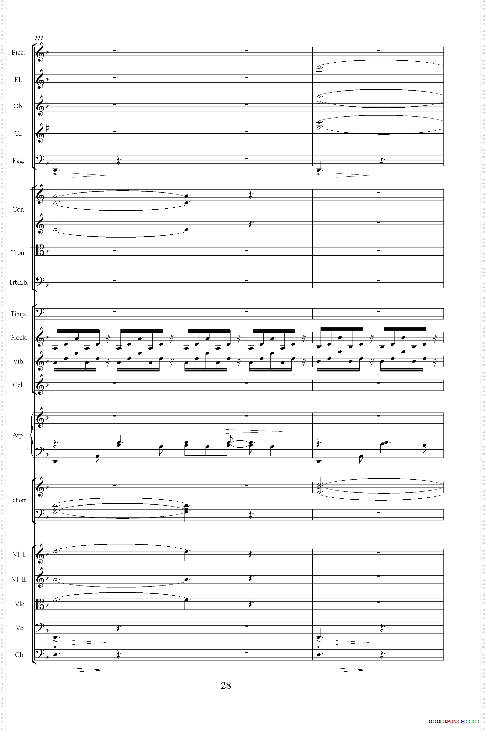怀念曲总谱