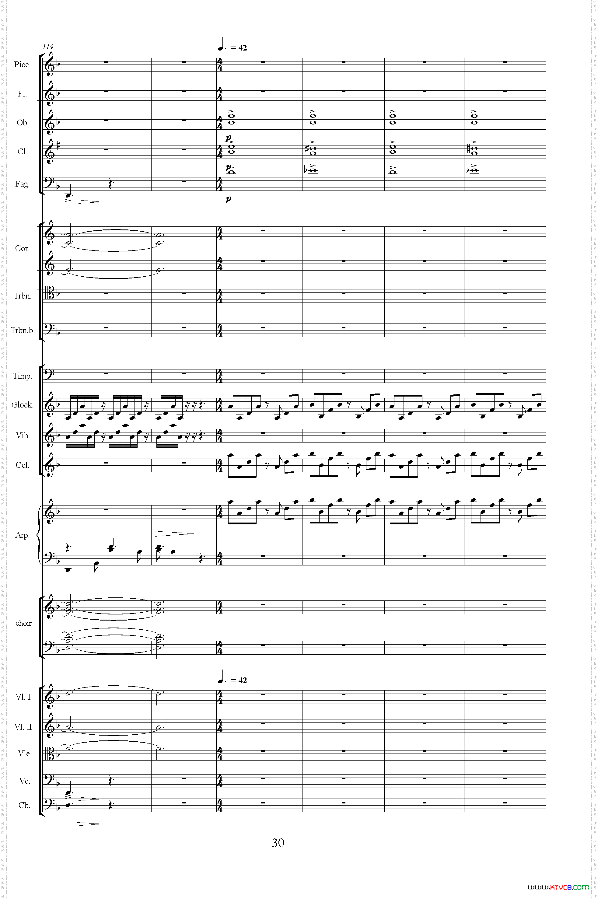 怀念曲总谱