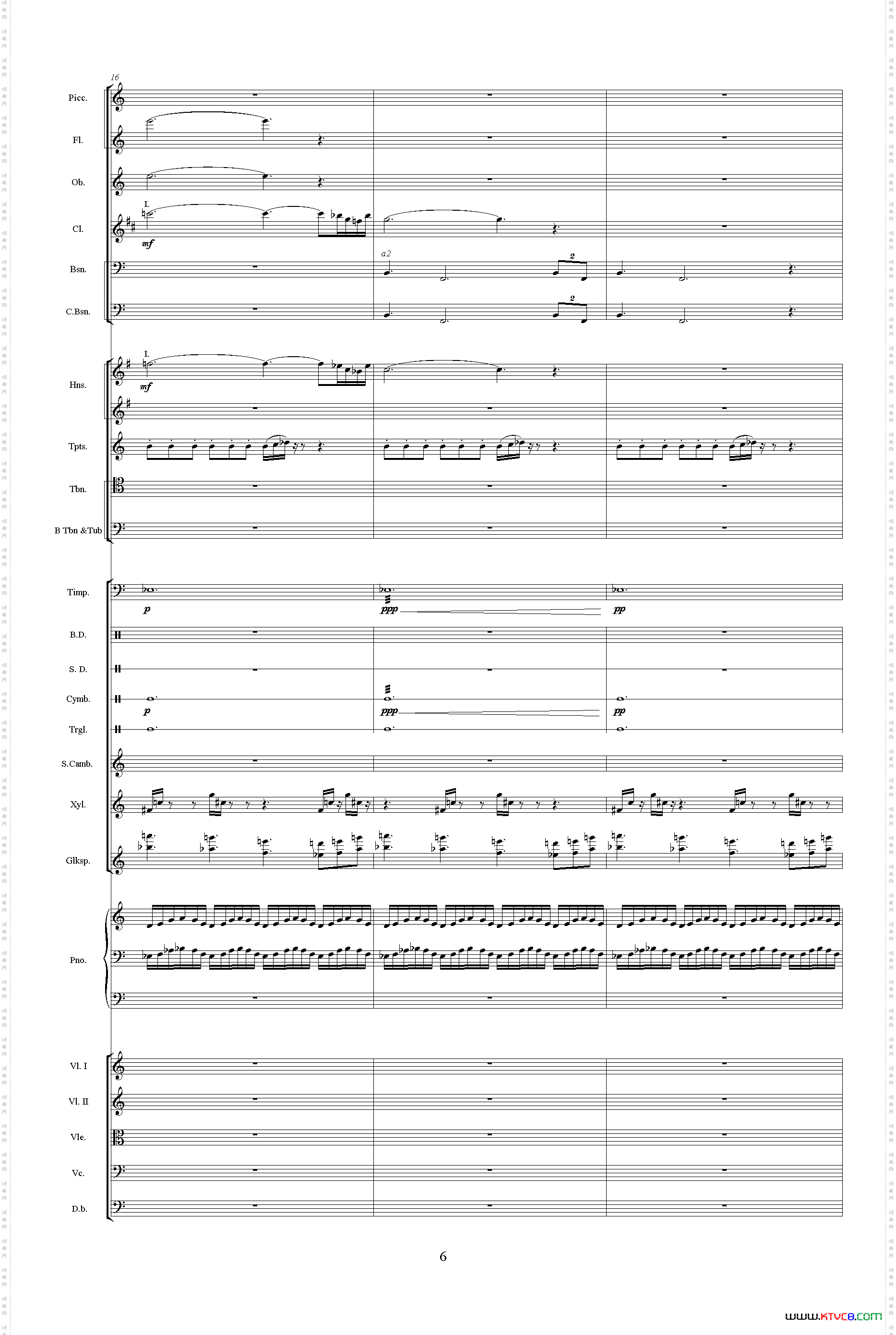 惠洲大战《中山颂·交响组曲》之三交响乐队总谱