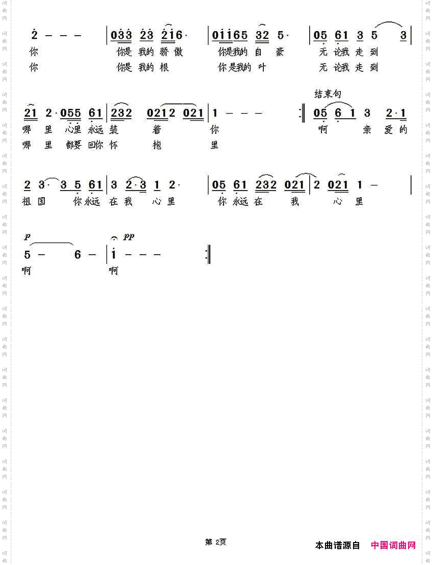 祖国永远在我心里
