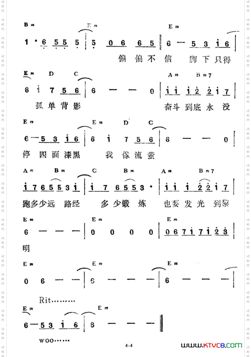 流浪的心佚名词曲、王杰演唱版