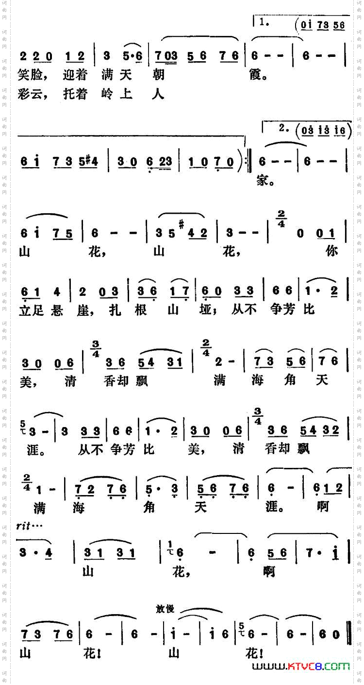 山花吟