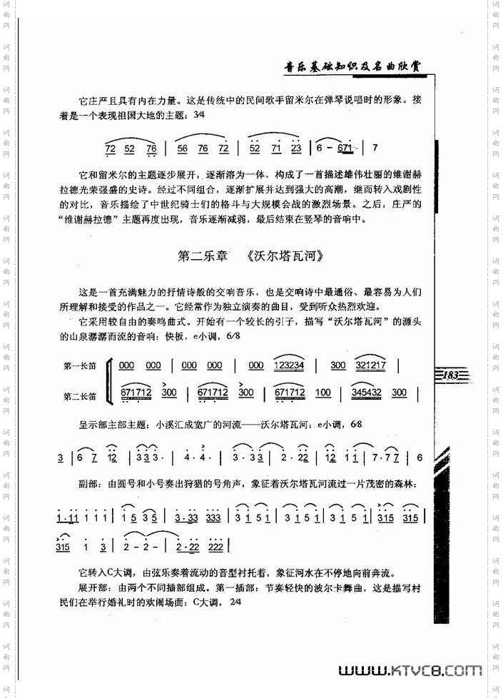 音乐基础知识及名曲欣赏181-240
