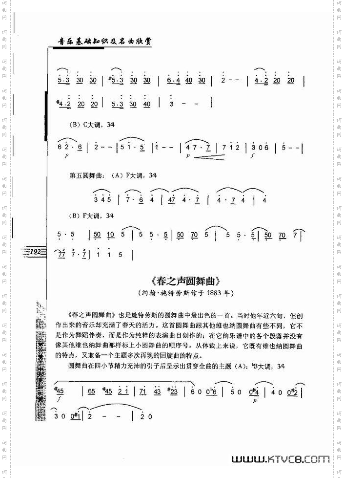 音乐基础知识及名曲欣赏181-240