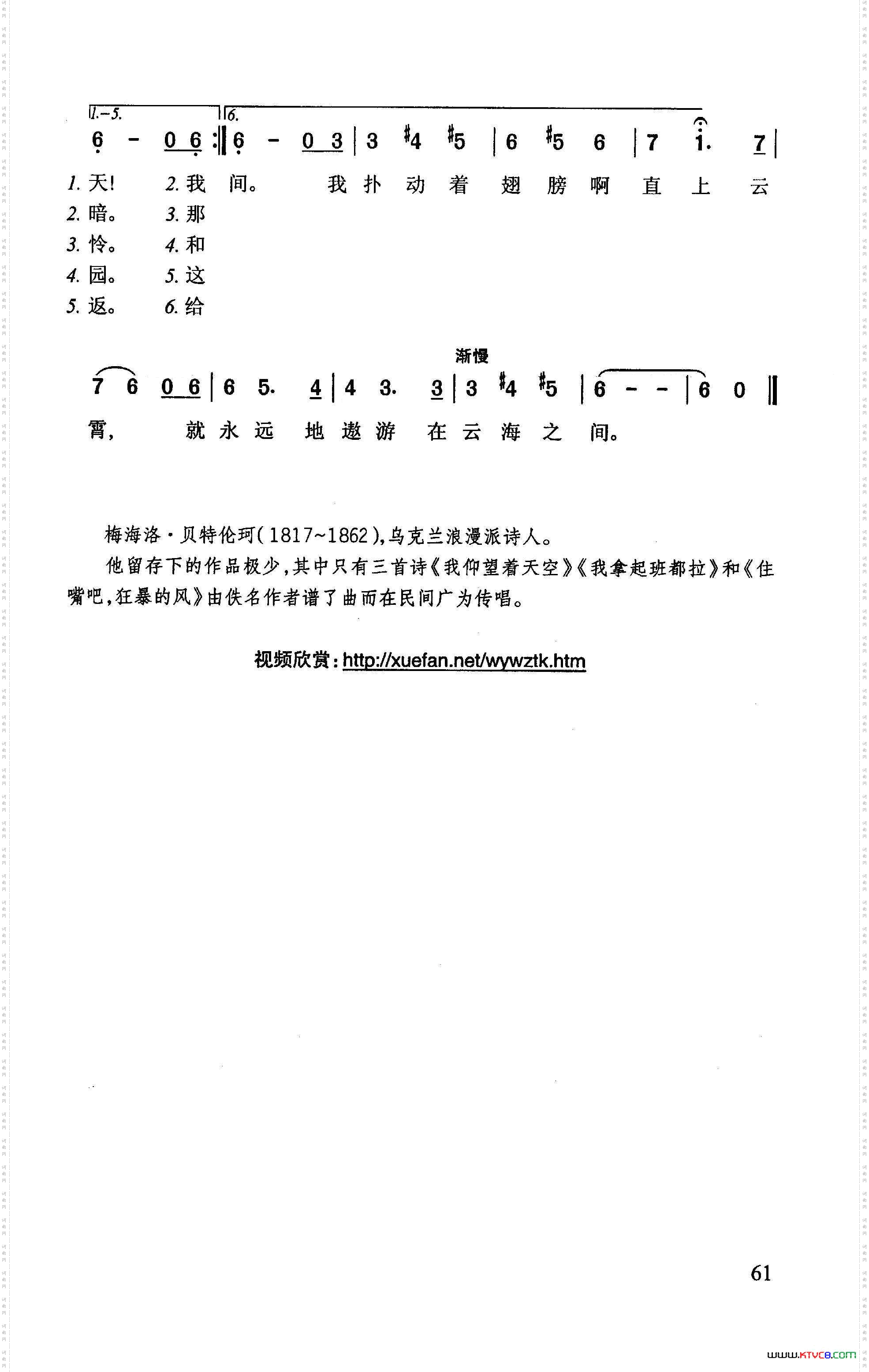 我仰望着天空
