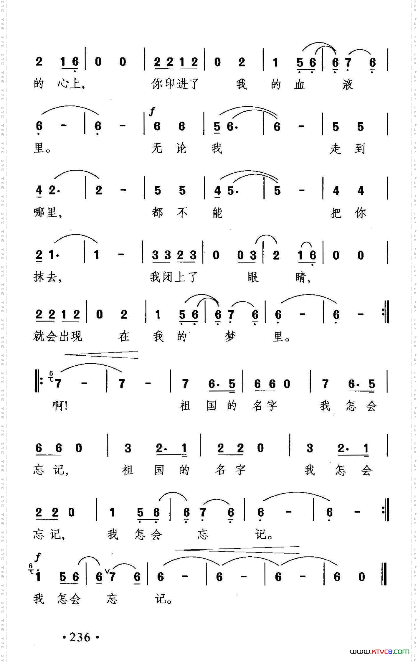 祖国的名字