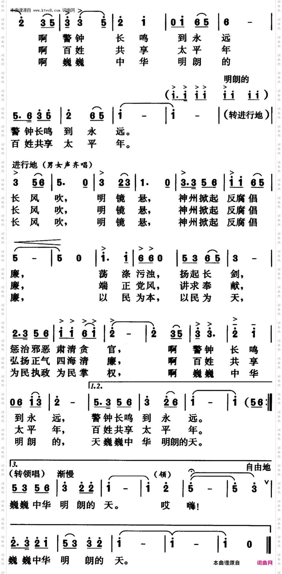 警钟长鸣