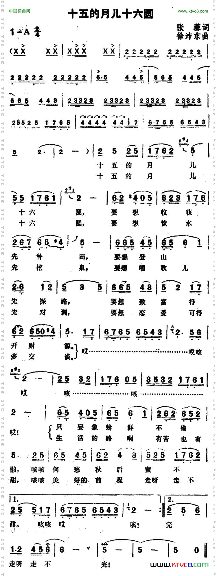十五的月儿十六圆