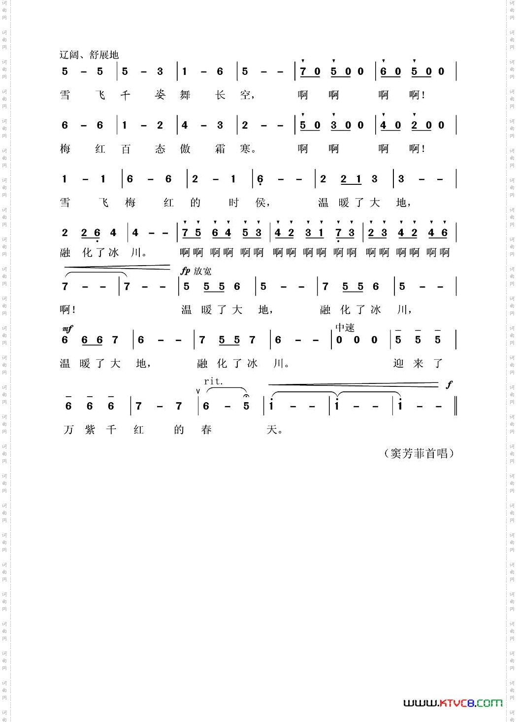雪飞梅红圆舞曲