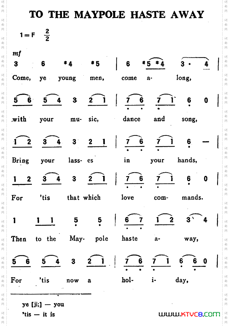 [英]TOTHEMAYPOLEHASTEAWAY快奔向那五月柱_[英]TO THE MAYPOLE HASTE AWAY快奔向那五月柱