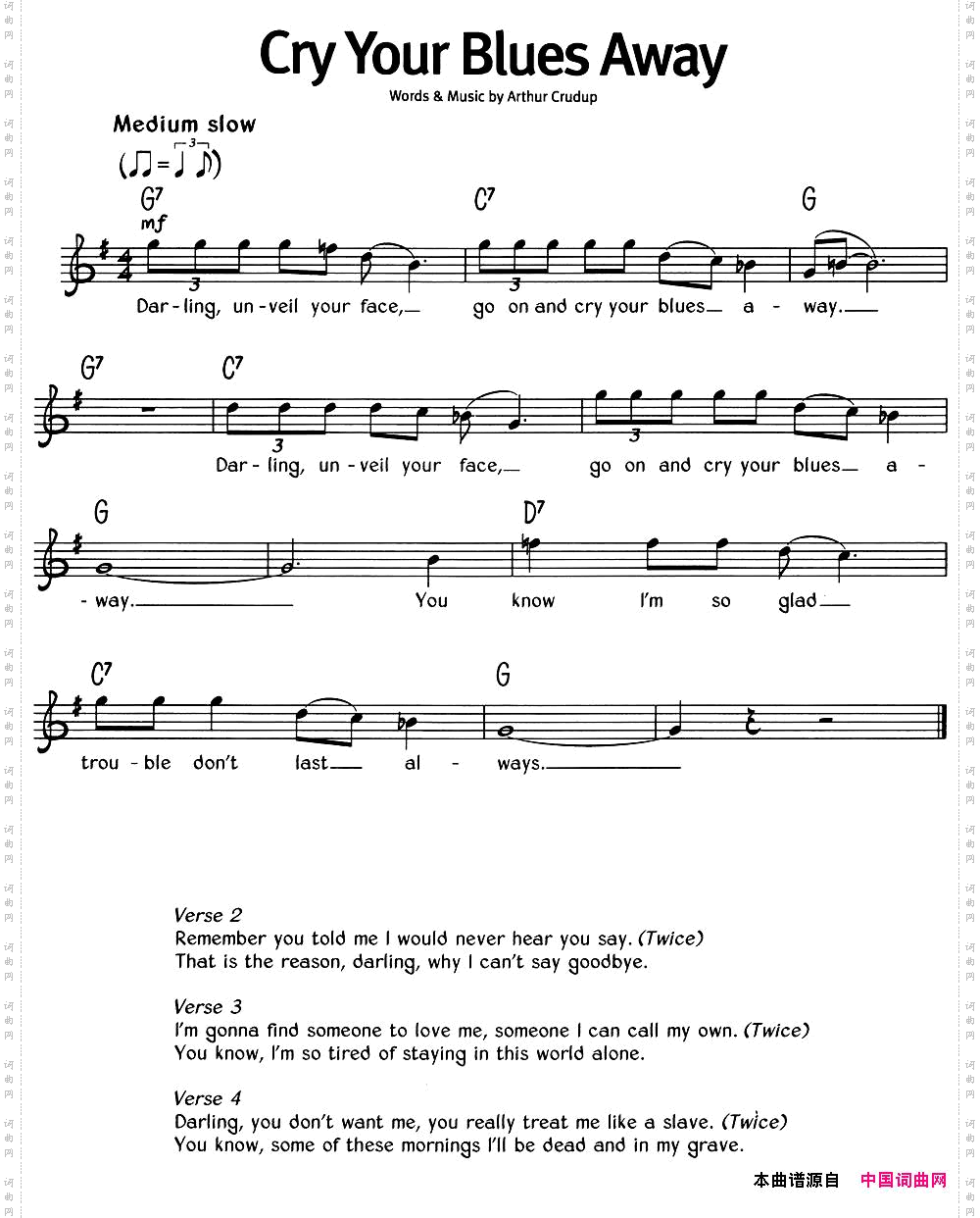 蓝调音乐：CryYourBluesAway